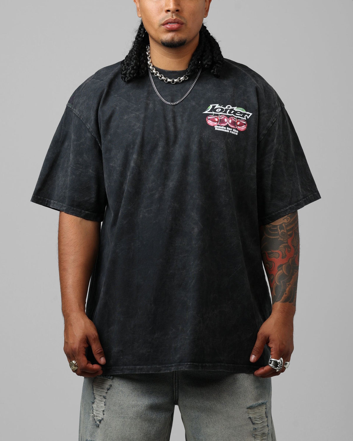 CHERRY PICK DROP TEE LOITER